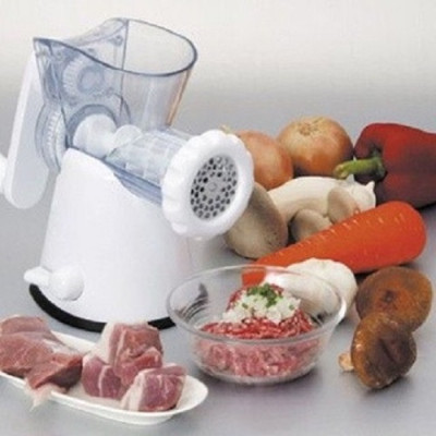 Máy Xay Bằng Tay Làm Từ Thép Không Gỉ Dùng Xay Thịt Và Các Loại Gia Vị Kai DK0580 (Màu Trắng)