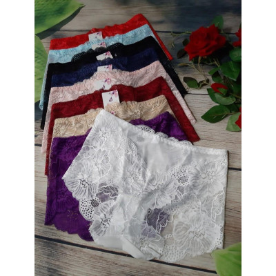 Bộ 10 Quần Lót Ren Hoa Cho Người Béo Mập, Bầu Cao Cấp