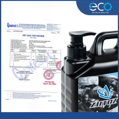 Dung dịch rửa tay ZUTOZ 2 Lít – Tẩy dầu nhớt, mỡ nặng – Dùng garage cơ Khí – bảo vệ da tay