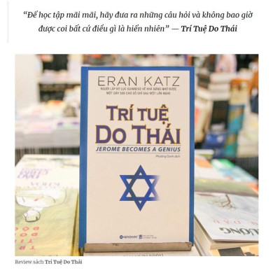 Trí Tuệ Do Thái (Tái Bản Mới Nhất) - Bản Quyền