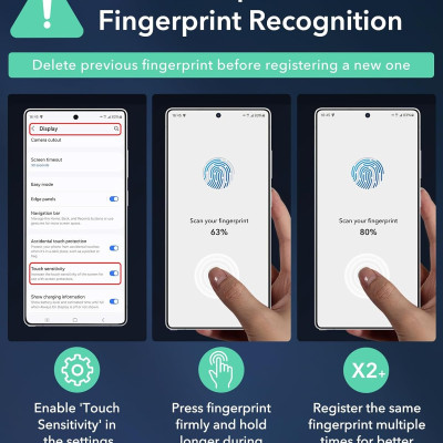Kính Cường Lực ESR cho Samsung Galaxy S25 Ultra ESR Armorite Screen Protector - Hàng Chính Hãng
