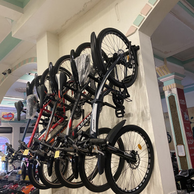 Giá treo xe đạp gắn tường cố định, chắc chắn