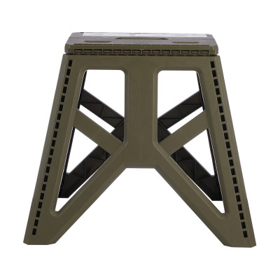 Ghế Bậc Xếp Gọn Nhựa PP XENO Màu Xanh Lá Đậm 2 Kích Thước|Index Living Mall| Nội Thất Thái Lan