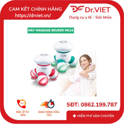 Máy massage mini cầm tay Beurer MG16 cao cấp-Xuất xứ Đức,dùng mát xa toàn thân,giúp giảm đau mỏi cơ,tuần hoàn máu tốt