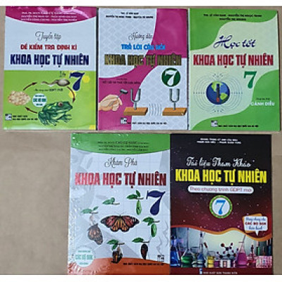 Sách - ComBo Tuyển  Tập Đề Kiểm Tra định Kì Khoa Học Tự Nhiên Lớp 7 ( Bộ 5 Cuốn )