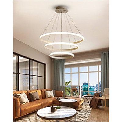 Đèn thả 3 vòng OCTIMUS 3 chế độ màu ánh sáng trang trí nội thất, sang trọng.