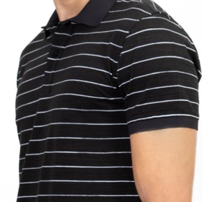 Áo Polo Nam Novelty NATMSLMCSR191238N - Đen Sọc Trắng