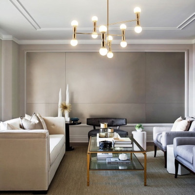 Đèn thả chùm MATER phong cách châu Âu hiện đại, sang trọng - kèm bóng LED chuyên dụng.