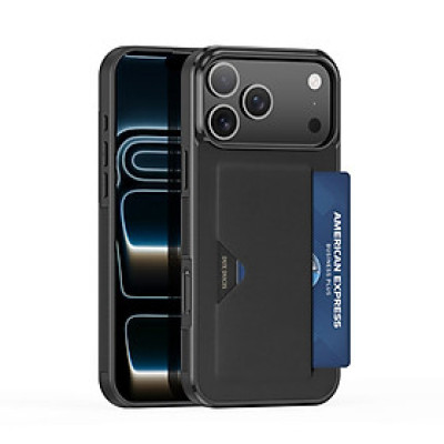 Ốp Lưng Mỏng Nhẹ Có Ngăn Đựng Thẻ Dux Ducis Pocard cho iPhone 17 Pro/ 17 Pro max_ Hàng chính hãng