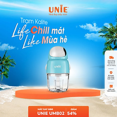 Máy xay mini UMB02, lưỡi dao 3 tầng inox 304,cối thuỷ tinh cao cấp, xay đa năng công suất lớn, bảo hành 12 tháng-hàng chính hãng