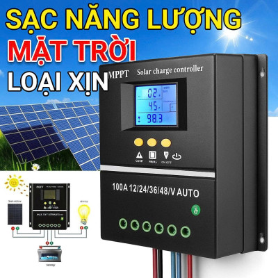 Bộ Điều Khiển Sạjc MPPT 80A Năng Lượng Mặt Trời – Mẫu Mới Thông Minh, Sạc Ổn Định, Tiết Kiệm Điện , đèn trang trí