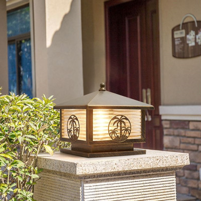 Đèn trụ cổng FIDER trang trí ngoài trời, sân vườn sang trọng.