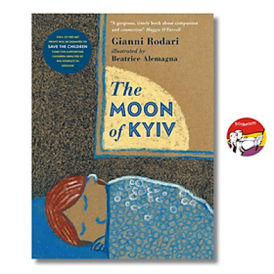 Sách - The Moon of Kyiv by Gianni Rodari | English Children Picture Book / Hardcover / Ngoại văn