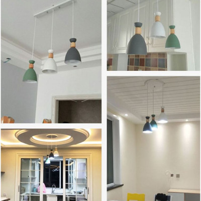 Bộ đèn thả HATSMED cao cấp kèm bóng LED chuyên dụng và đế ốp trần