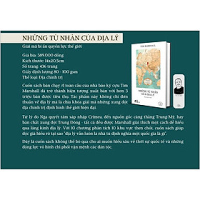  (Ấn bản đặc biệt kỷ niệm 20 năm Nhã Nam) Những Tù Nhân Của Địa Lý - Tim Marshall– Nhã Nam