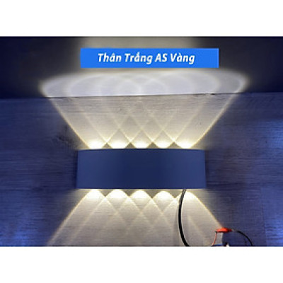 Đèn tường SENEW 2 đầu hiện đại loại 12W và 10W siêu sáng trang trí nhà cửa cao cấp [ ẢNH THẬT 100%].