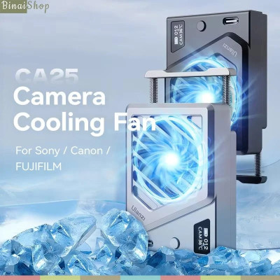 Ulanzi CA25 - Quạt Tản Nhiệt Lò Xo Mini Dành Cho Máy Ảnh So ny, Ca non, FU JIFILM, Ni kon - Hàng chính hãng