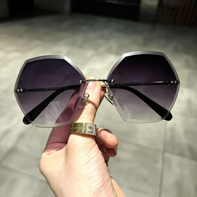 Kính mát nữ chống nắng Mắt khoan dáng ôm không viền cao cấp