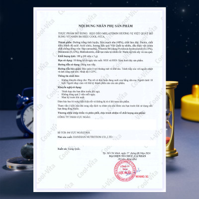 [Mua 3 tặng 1] Combo 3 Hộp Kẹo Dẻo Melatonin Hỗ Trợ Giấc Ngủ Ngon Coolvita - (Tặng 1 Hộp Nước uống Bổ Sung Collagen)