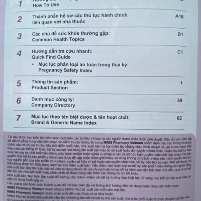 Sách - Mims Pharmacy 2024 Ấn phẩm khoa học Định kỳ Chuyên đề Nhà thuốc thực hành