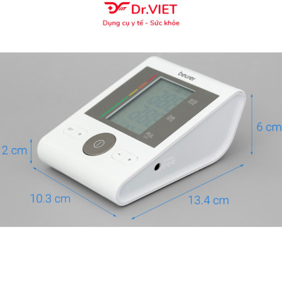 Máy đo huyết áp bắp tay hẹn giờ Beurer BM28 Chính hãng - Nhập khẩu Đức, độ chính xác cao, cảnh báo nhịp tim