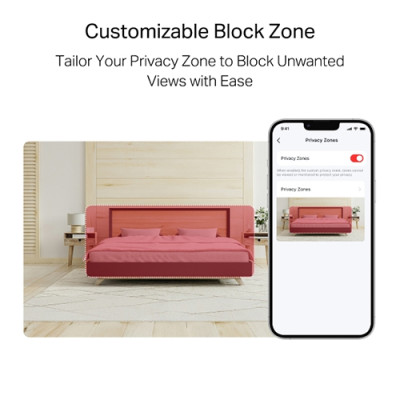 Camera trong nhà Mercusys Pan/Tilt Home Security Wifi Full HD 1080p MC200 - Hàng chính hãng