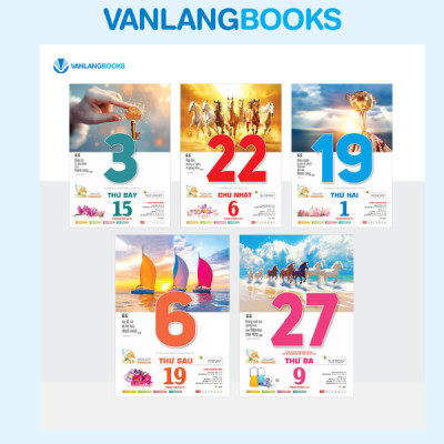 Lịch 2026 Bloc Siêu Cực Đại – Chủ Đề Mã Đáo Thành Công | Lịch Tết Treo Tường Cao Cấp Vanlangbooks |  Mã: VL01