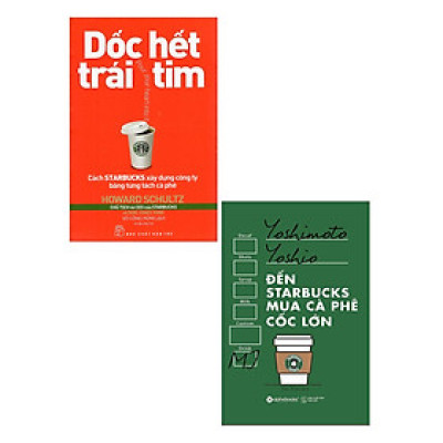 Combo Dốc Hết Trái Tim + Đến S.t.a.r.bucks Mua Cà Phê Cốc Lớn (Bộ 2 Cuốn) _AL