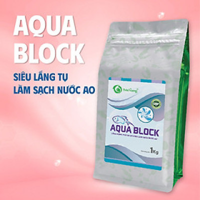 AQUA BLOCK - Lắng tụ, làm sạch nước ao