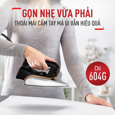 Bàn ủi khô Tefal FS3120L0 tích hợp bình xịt nước 1300W - Hàng chính hãng