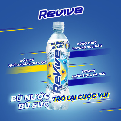 Thùng 24 Chai Nước Giải Khát Revive 500ml