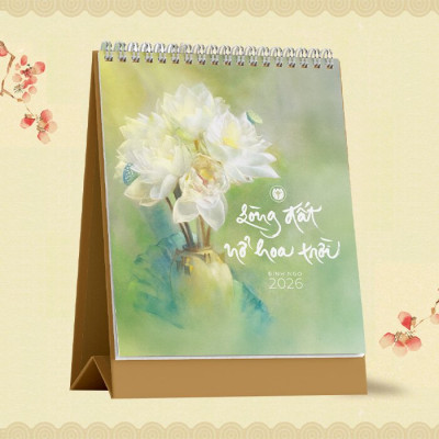 Bộ Lịch Thư Pháp Làng Mai - Bính Ngọ 2026