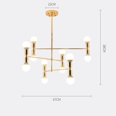 Đèn thả chùm MATER phong cách châu Âu hiện đại, sang trọng - kèm bóng LED chuyên dụng.