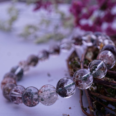 Vòng tay phong thủy đá Thạch Anh Ưu Linh Ngũ Sắc, Vòng tay đá Thạch Anh Ưu Linh Ngũ Sắc VIP cao cấp