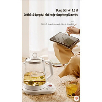 Ấm Pha Trà 14 Chức Năng Midea MKH15108A hàng chính hãng