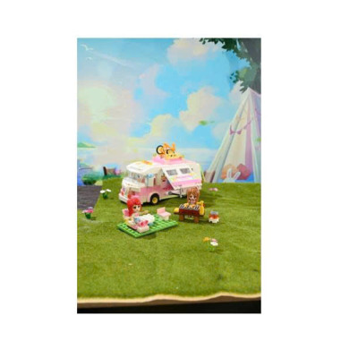 Đồ chơi Lắp Ráp cho bé 33019 Bộ xếp hình xe cắm trại (KT 18.2*12*12.1cm)