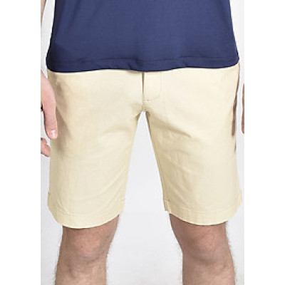 Quần Short Khaki Nam 0Ply Trơn Novelty NSKMMNMCSR1813820 - Vàng Nhạt