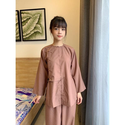 Đồ Lam Đi Chùa# Vạt Hò Nút Cây # Quần Áo # Đồ Bộ # Vải Mát # Nam Nữ