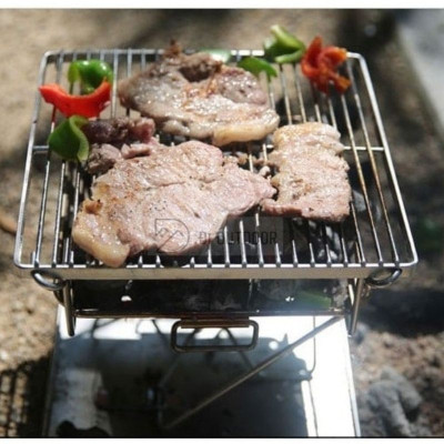 Đồ cắm trại bếp nướng campingmoon cắm trại du lịch dã ngoại bếp than xếp nướng thịt BBQ ngoài trời campout A017