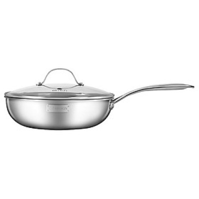 Chảo xào inox cao cấp 3 lớp đáy liền Elmich Trimax EL-379