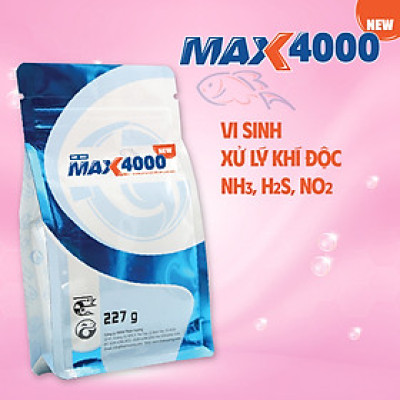 MAX 4000 New - Vi sinh xử lý khí độc NH3, H2S, NO2