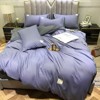 Bộ Chăn Ga Gối 4 Món DULCETT ( 1 ga + 2 vỏ gối đầu + 1 vỏ chăn) Cotton TiCi Nhập Khẩu Mềm Mịn