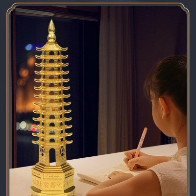 Tháp văn xương 9 tầng hợp kim đồng cầu đỗ đạt công danh