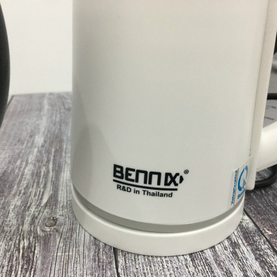 Ấm Đun Nước Siêu Tốc 2 Lớp Inox 304 Bennix BN-008EK (800ml)- Hàng Chính Hãng