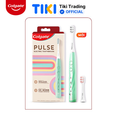Bàn chải điện Colgate PULSE công nghệ sóng âm, sạch mảng bám gấp 5 lần, pin 60 ngày