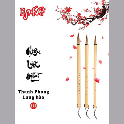 Bút Lang hào cán trúc loại tốt, đàn hồi tụ phong đầu bút siêu nét