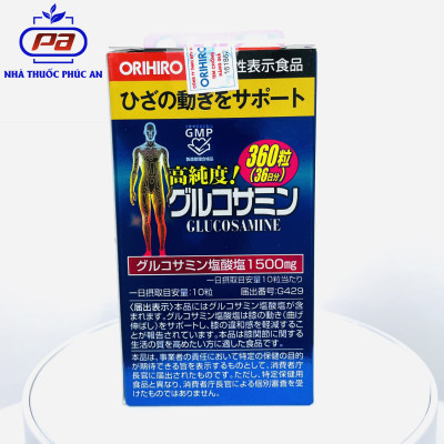 Viên bổ xương khớp Glucosamine ORIHIRO Nhật Bản 1500mg 360 - 950 viên