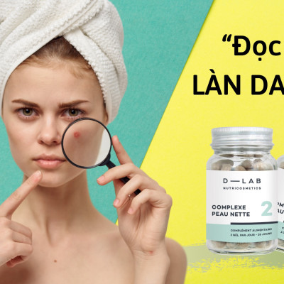 Viên uống D-LAB • Ngăn ngừa mụn ️ • Điều tiết bã nhờn ️• Chăm sóc da • Complexe Peau Nette • Clear Skin Complex • Pháp