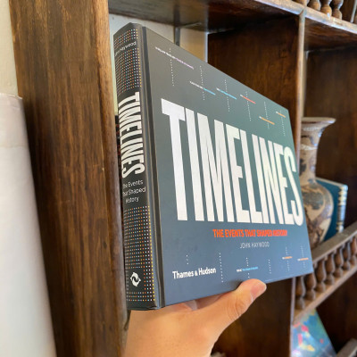 Sách - Timelines: The Events that Shaped History by John Haywood | Nonfiction in English / Ngoại văn
