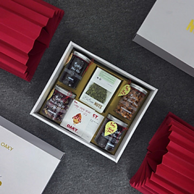 [SẴN - SET QUÀ TẶNG 20/10] Hạt Dinh Dưỡng Nhập Khẩu Oaky | Hộp Quà Tặng Bạn Gái, Mẹ, Cô Giáo